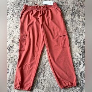 Layer 8 Terracotta Cargo Joggers